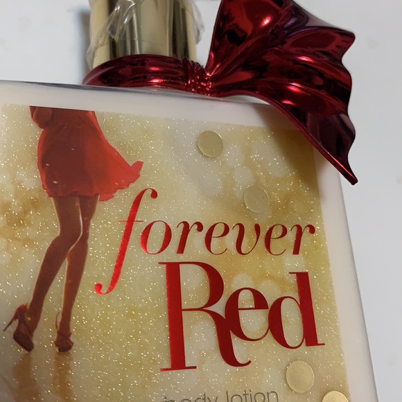 BATH & BODY WORKS FOREVER RED BODY LOTION 10 oz. NEW - Picture 4 of 6